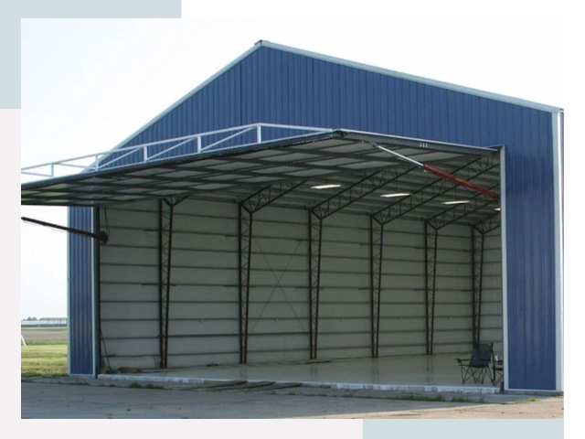 Прямо стенные ангары в Белгороде