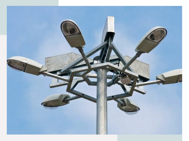 Монтаж осветительных мачт в Белгороде