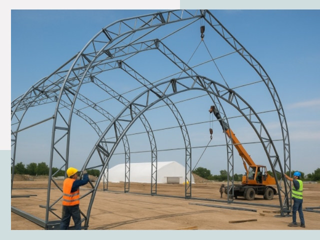 Монтаж ангаров в Белгороде от 623 руб. - Надежно и быстро